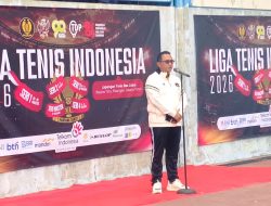 Waketum PP PELTI ,H. Anton Sukartono Suratto, M.Si. Buka  Liga Tenis Indonesia 2026 Seri 1